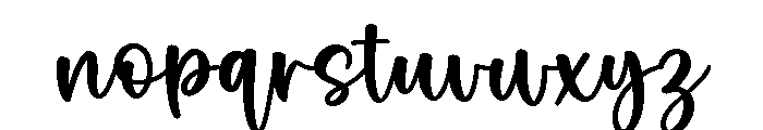Cupcake1 Font LOWERCASE