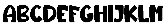 CupcakeUnicornRegular Font UPPERCASE