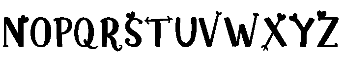 Cupid Love PERSONAL USE ONLY! Font UPPERCASE