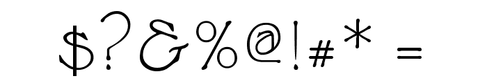 CupolaUnicode Font OTHER CHARS