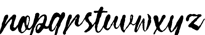 Curiousity Reuis Font LOWERCASE
