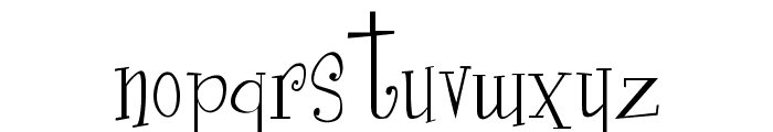 Curly Cue Font LOWERCASE