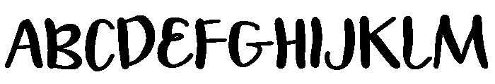 Curly Instan Font UPPERCASE