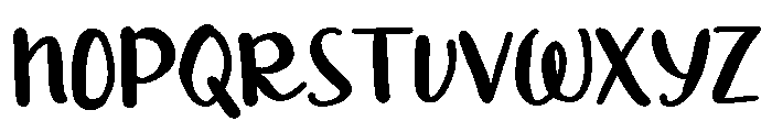 Curly Instan Font UPPERCASE