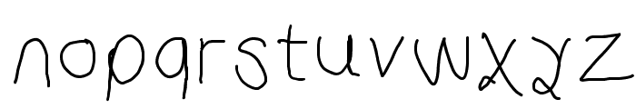 Curly Kue Font LOWERCASE