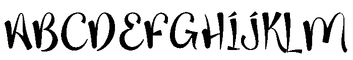 Curly Rose Demo Font UPPERCASE
