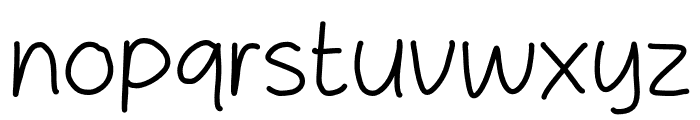 Curly Wave Font LOWERCASE