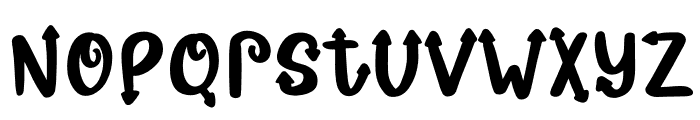 Curly Witch Font LOWERCASE