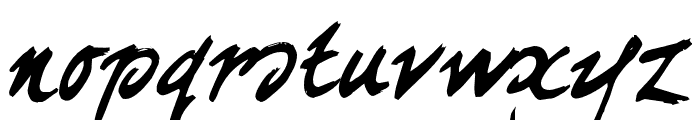 CurlyJoe Font LOWERCASE