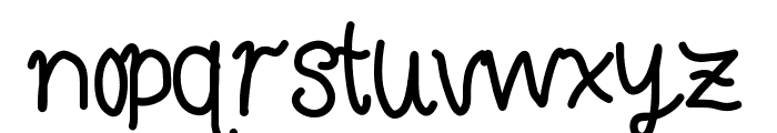 CurlyLetters Font LOWERCASE