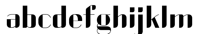 Currency-Regular Font LOWERCASE