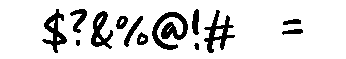 Curry Ramen Font OTHER CHARS