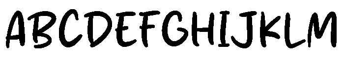 Curry Ramen Font UPPERCASE