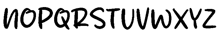 Curry Ramen Font UPPERCASE