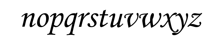 Cursiv Font LOWERCASE