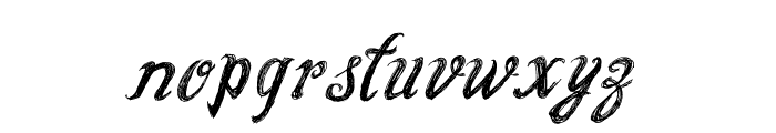 Cursive Option Italic Font LOWERCASE