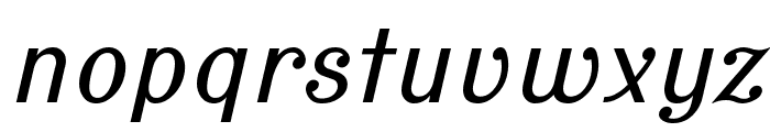 Cursive Sans Font LOWERCASE
