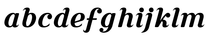 Cursive Serif Bold Font LOWERCASE