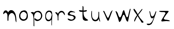 Cursivehandwriting Regular Font LOWERCASE