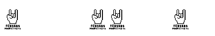 Cursors Font OTHER CHARS