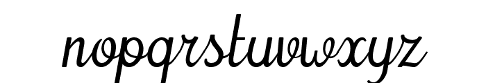 Cursyves Font LOWERCASE
