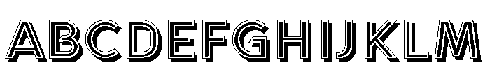 Curva Regular Font UPPERCASE