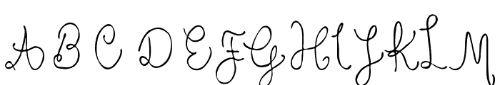 Curvy Font UPPERCASE