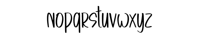Customer Font LOWERCASE