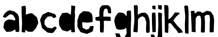 Cut it out DEMO Soft Font LOWERCASE