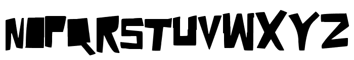 CutAway Font UPPERCASE