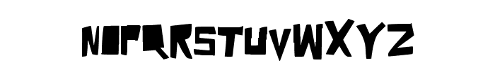 CutAway Font LOWERCASE