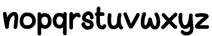Cutakids Font LOWERCASE