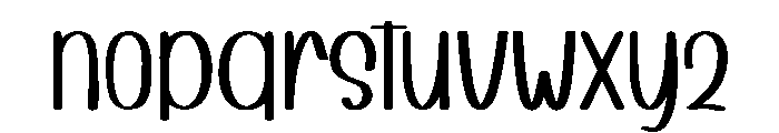 Cute Animal1 Font LOWERCASE