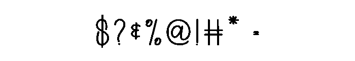 Cute Baby Font OTHER CHARS