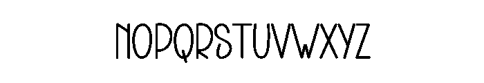 Cute Baby Font LOWERCASE