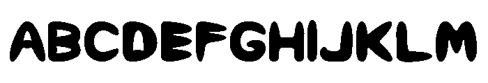 Cute Bunny Ears Font UPPERCASE