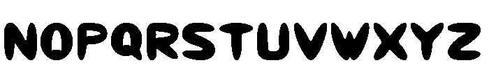 Cute Bunny Ears Font UPPERCASE