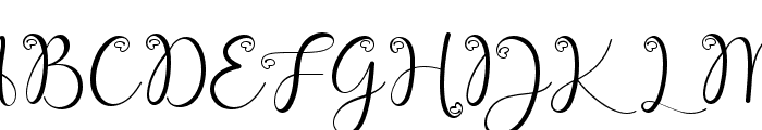 Cute Butterfly Font UPPERCASE