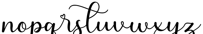 Cute Butterfly Font LOWERCASE