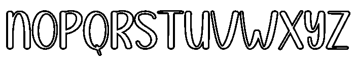 Cute Ghost Font UPPERCASE
