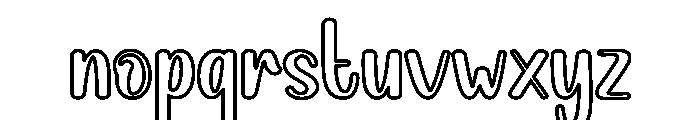 Cute Ghost Font LOWERCASE