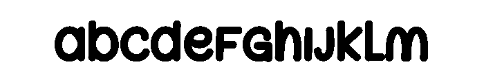 Cute Here Font UPPERCASE