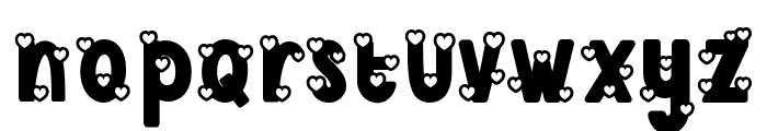 Cute Love Story Font LOWERCASE