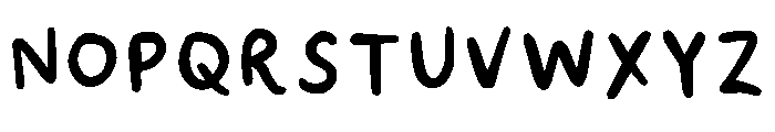 Cute Marker Regular Font UPPERCASE