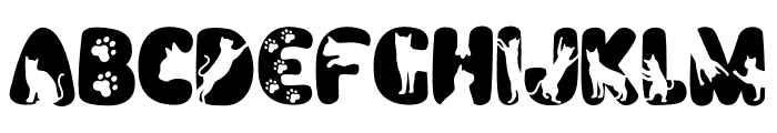 Cute Meow Font UPPERCASE