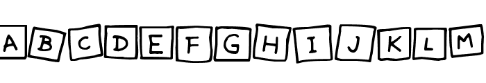 Cute Notes Font LOWERCASE