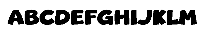 Cute Rainbow1 Font UPPERCASE
