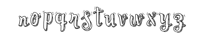 Cute Script Font LOWERCASE
