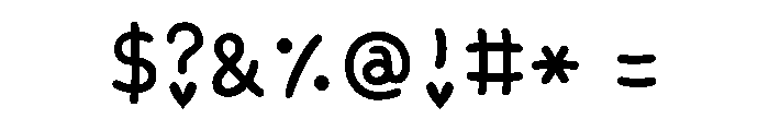 Cute Strawberry2 by UniqueShopaholic Font OTHER CHARS