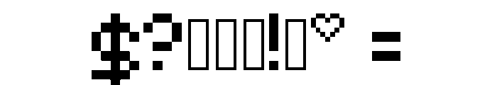 CuteCubes Font OTHER CHARS